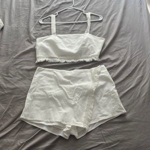 White Two-Piece Set